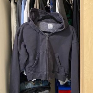 Tna Aritzia Cozy Fleece Boyfriend Boxy Zip Hoodie size S
